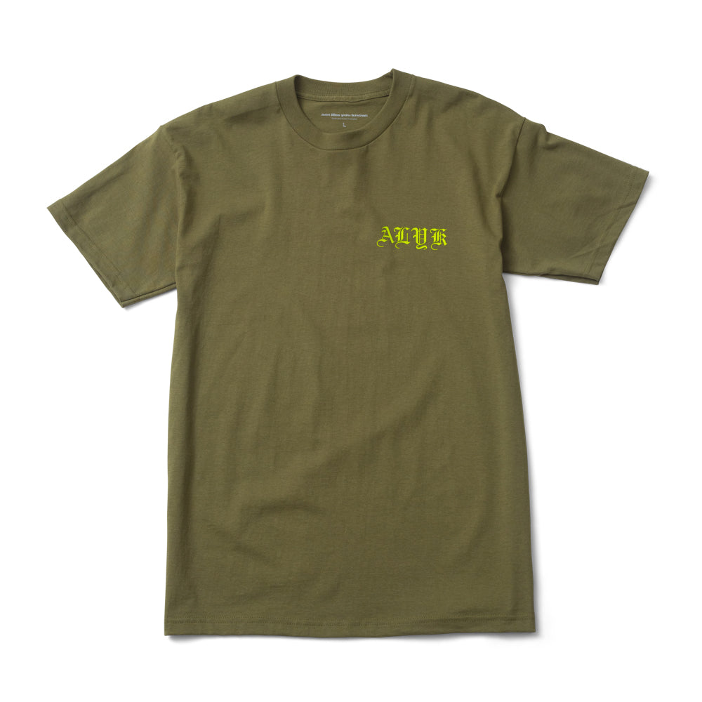 ALYK - BODY COUNT - SHORT SLEEVE T-SHIRT ARMY GREEN