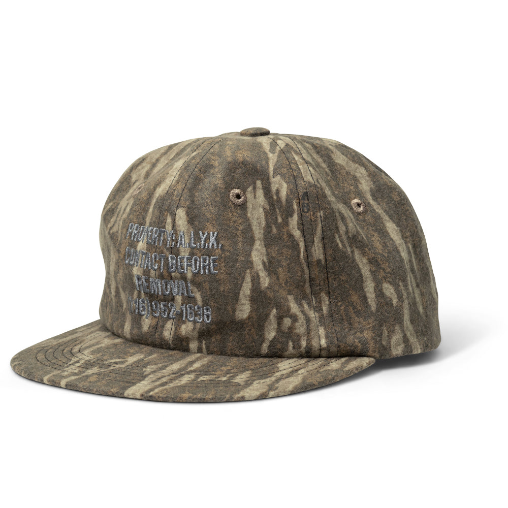 ALYK - Removal 6 Panel Brushed Snapback Hat - Mossy Oak
