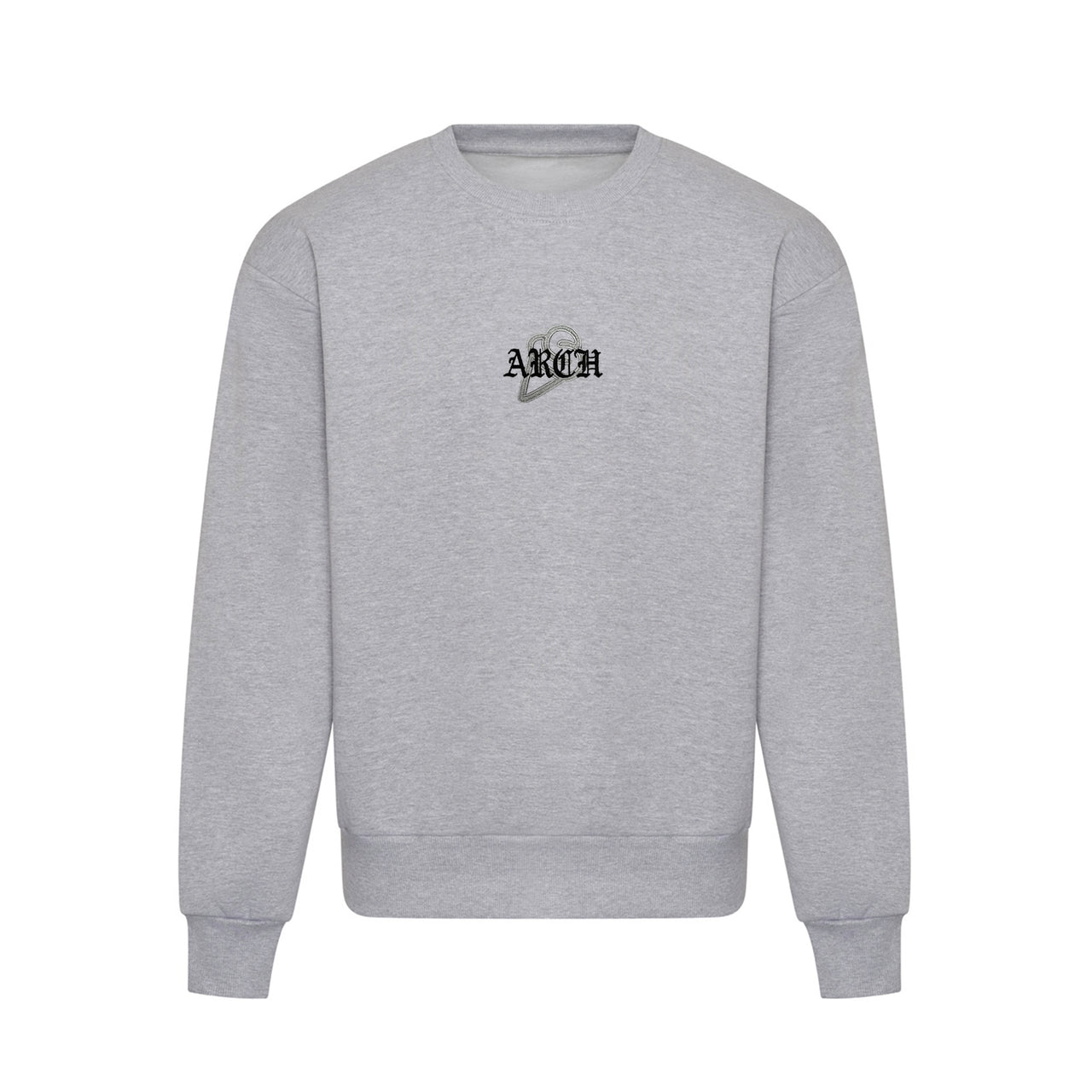 Arch Old English Sweatshirt Heather Grey