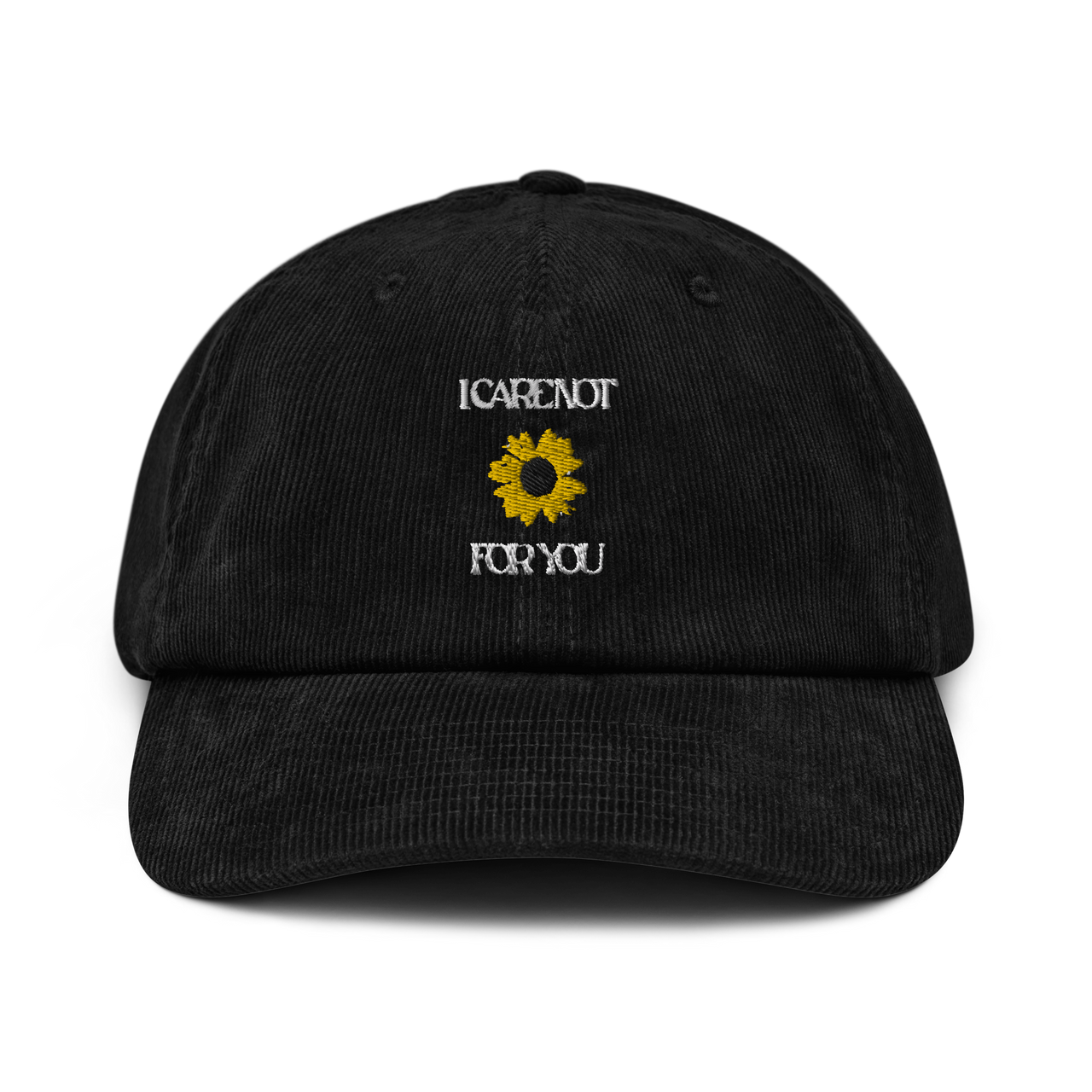 Silent I CARE Corduroy Cap