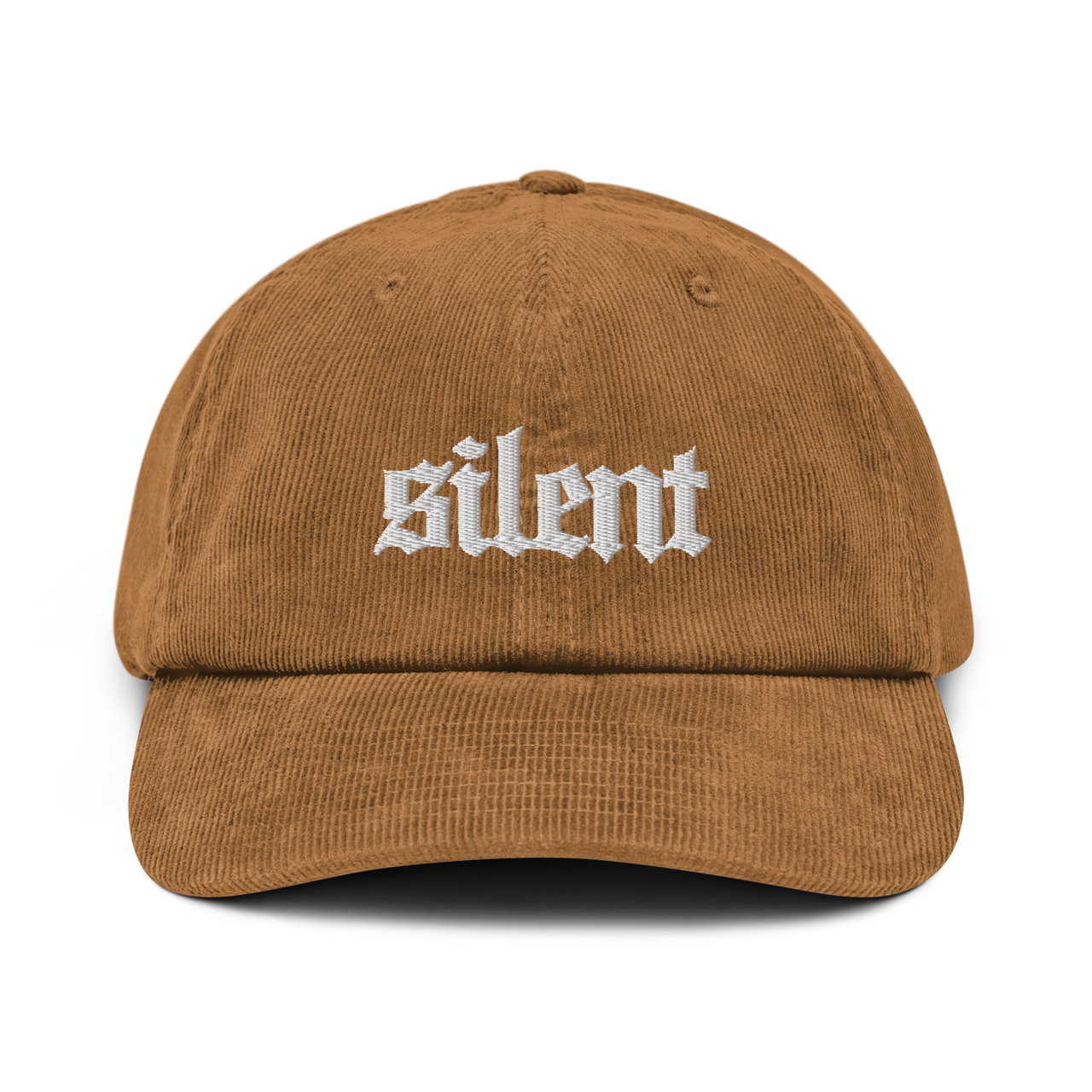Silent LOGO Corduroy Cap