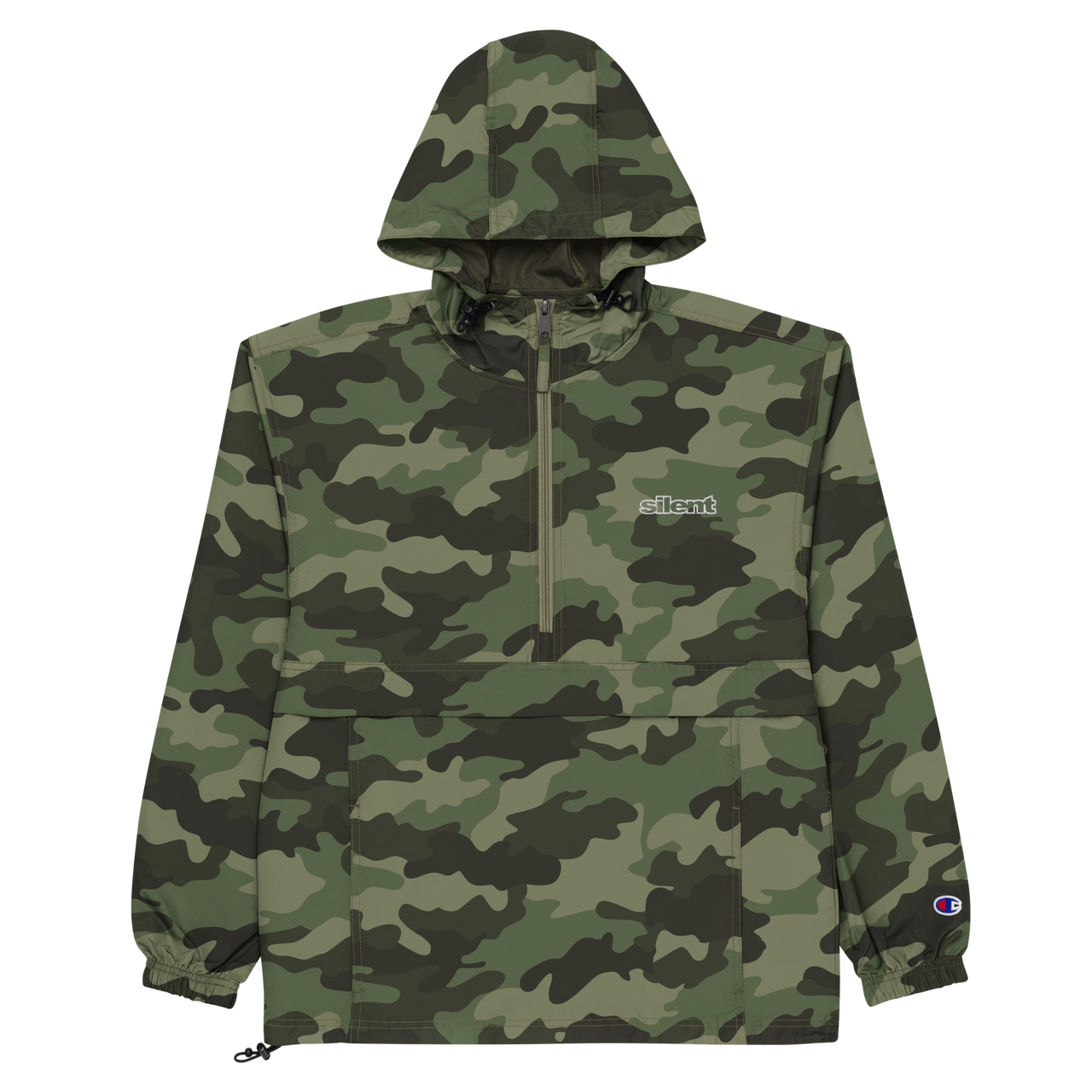 Silent 'Shop' Embroidered Champion Packable Jacket