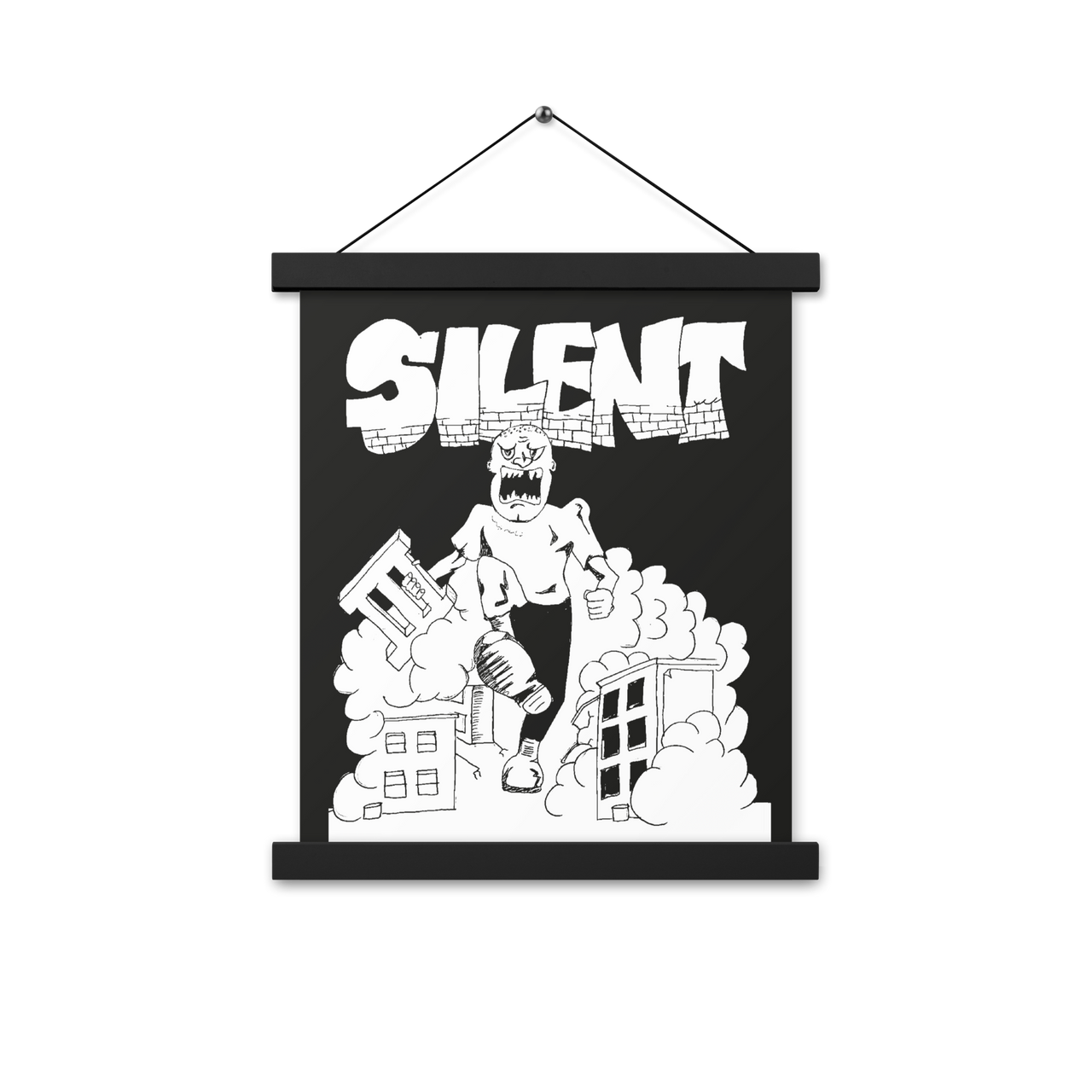 Issue 3 Art Silent Poster with Hangers