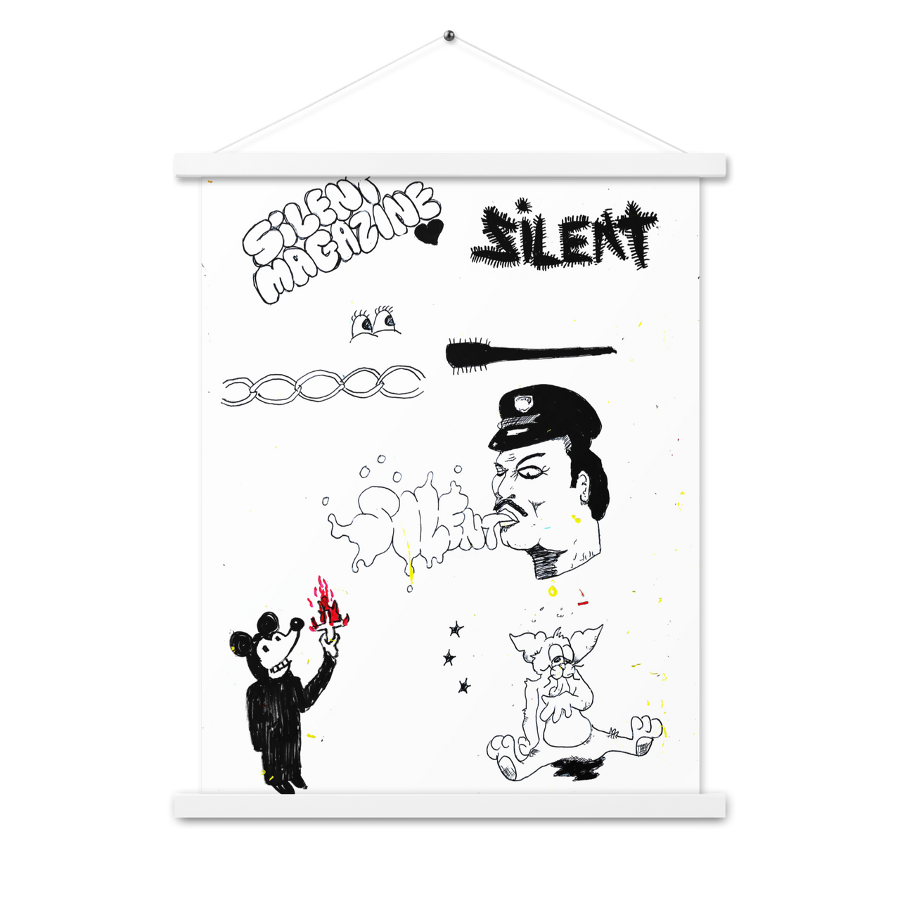 Silent Doodles Hanger Poster