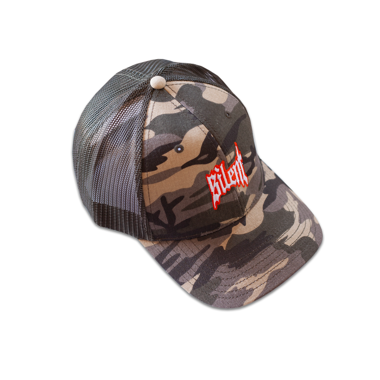 Silent "HICK" Camo Trucker Cap