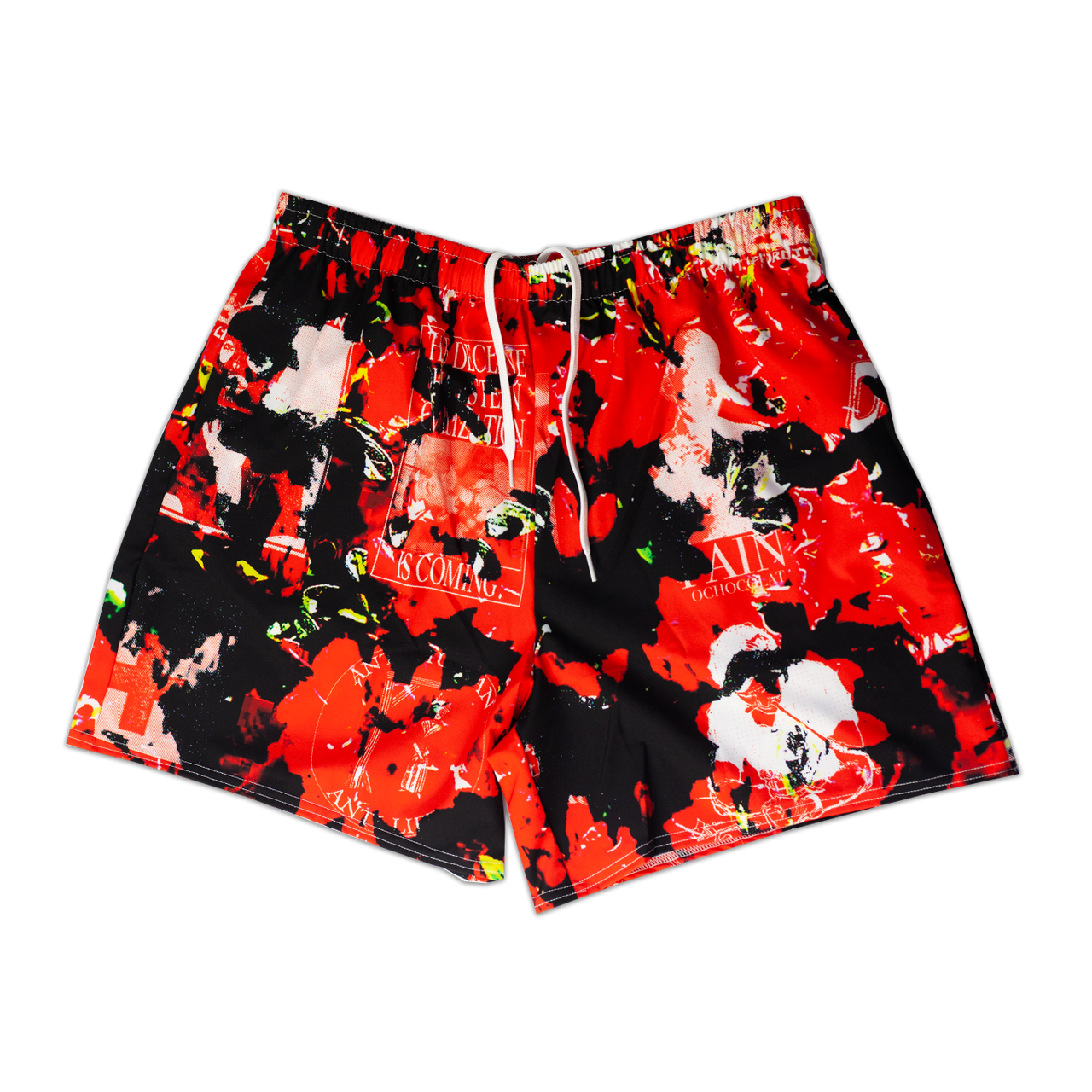 Silent All-Over Print Unisex Athletic Beach Shorts