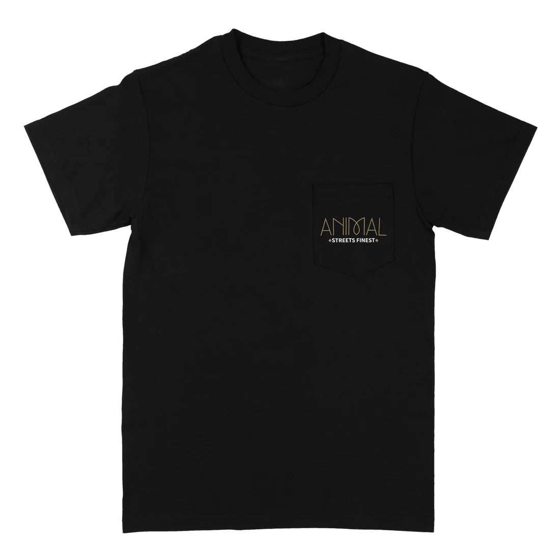Animal Fine Line T-Shirt Black