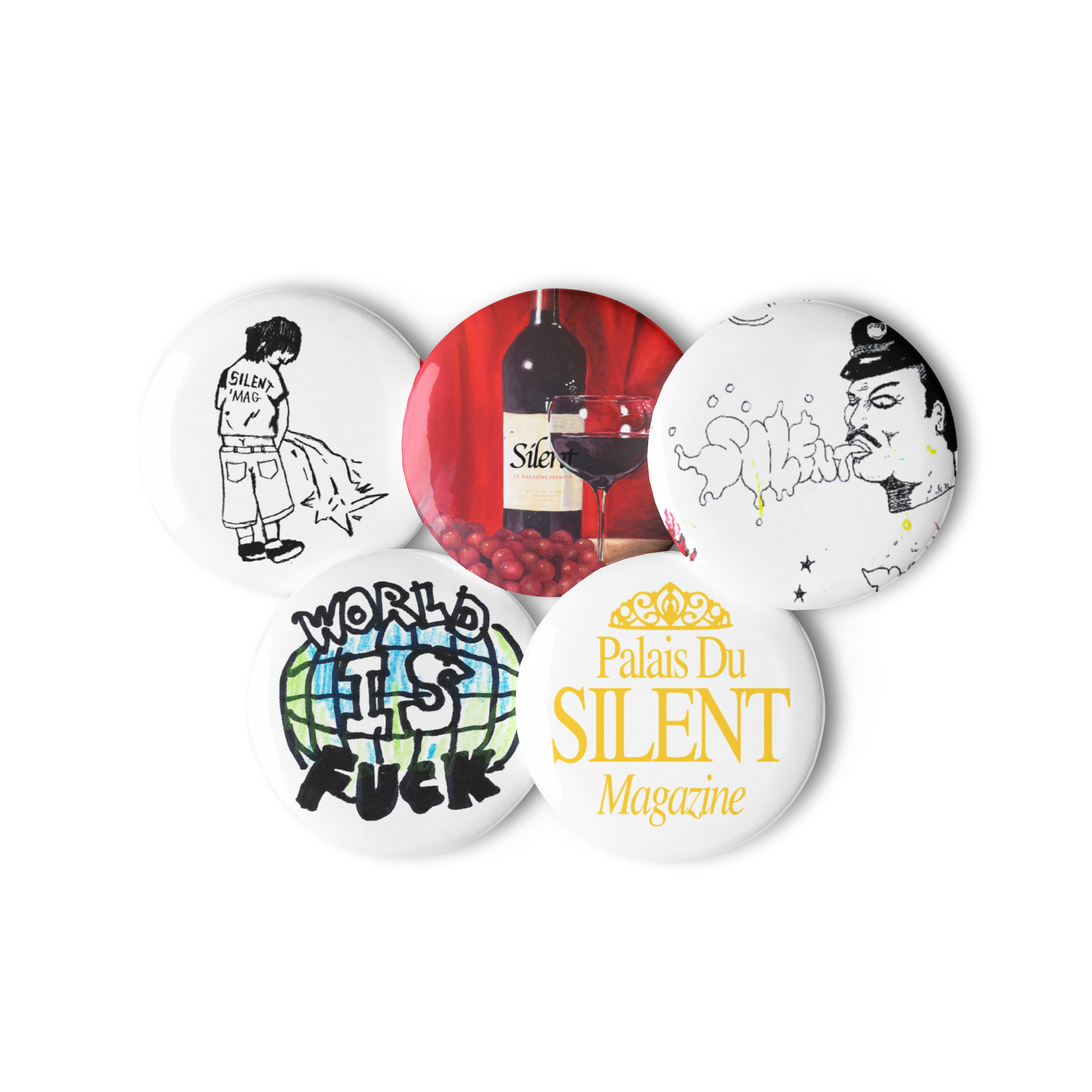 Pin Badges • Silent Store