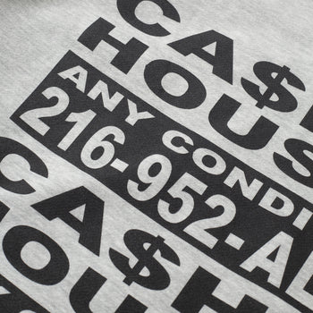 ALYK - CASH 4 - HEAVYWEIGHT HOODED SWEATSHIRT HEATHER GREY