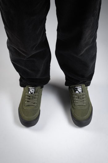 HIGHER HIGHER CRYPT SUEDE OLIVE Olive / EU40-US7-UK6