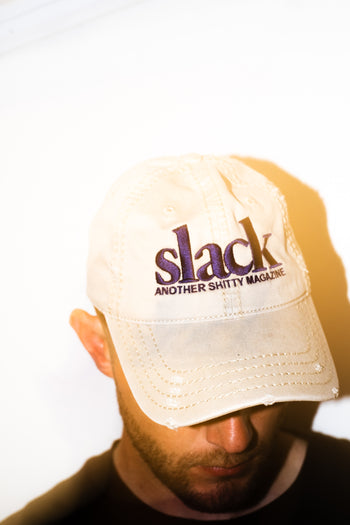 Slack "SHI*TY Beige Dad Cap