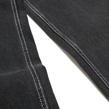 Heavies 03 Jeans - Washed Black/Contrast Stitching