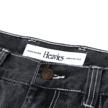 Heavies Washed Black/Contrast Stitching