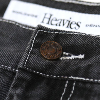 Heavies Washed Black/Contrast Stitching