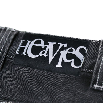 Heavies Washed Black/Contrast Stitching
