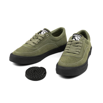 HIGHER HIGHER CRYPT SUEDE OLIVE Olive / EU40-US7-UK6