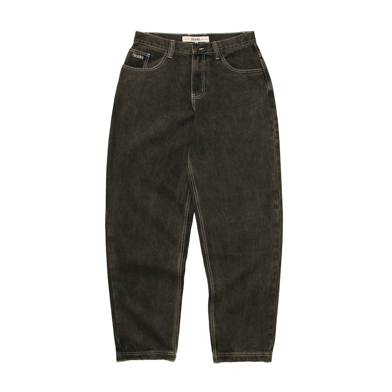 Heavies Washed Brown Jeans