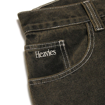 Heavies Washed Brown Jeans