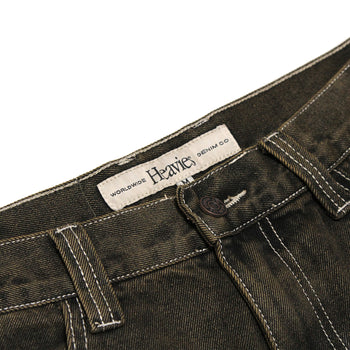 Heavies Washed Brown Jeans