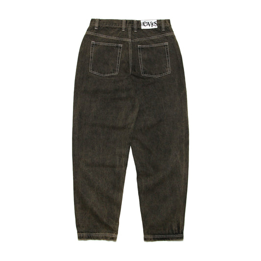 Heavies Washed Brown Jeans