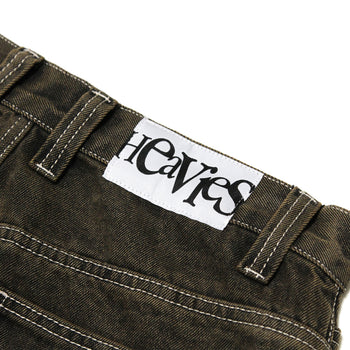 Heavies Washed Brown Jeans