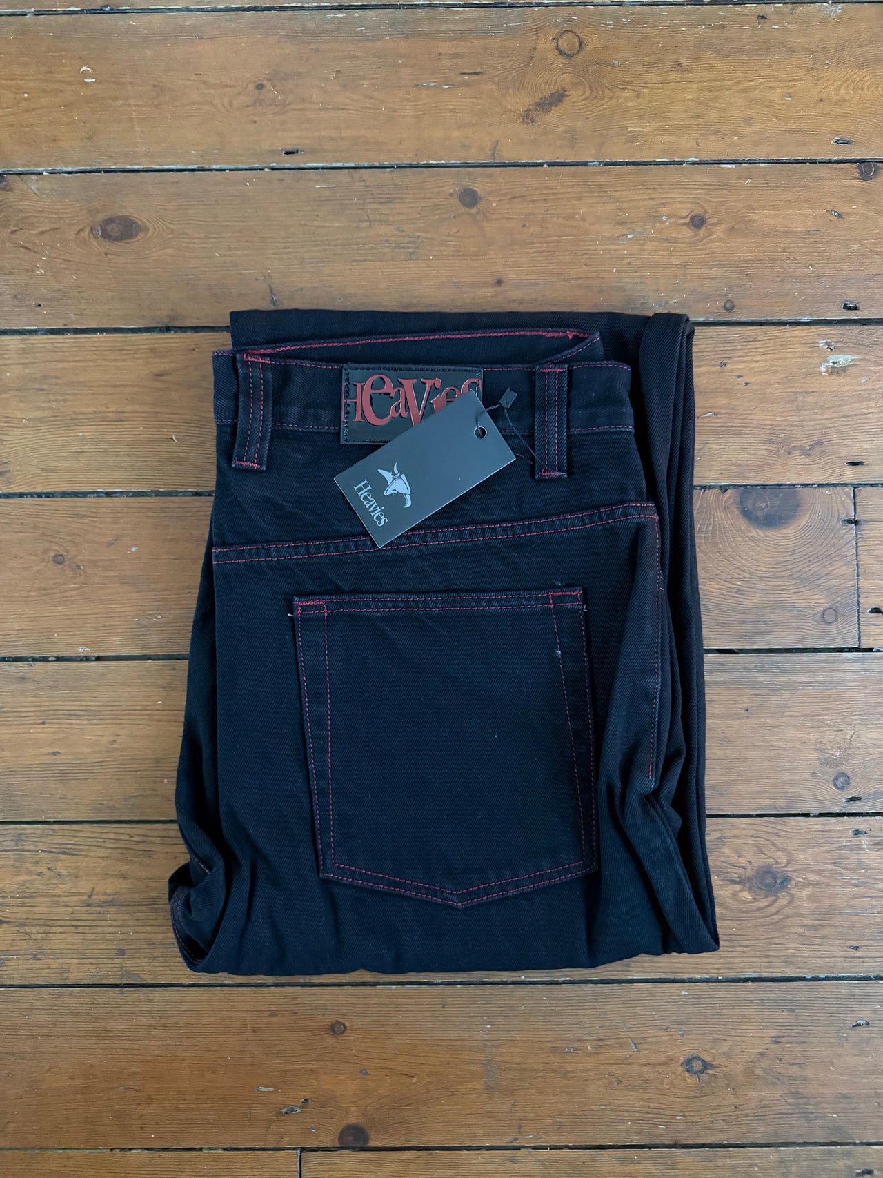 SAMPLE #7 - Heavies X ANIMAL BLACK JEANS Size XL 36"