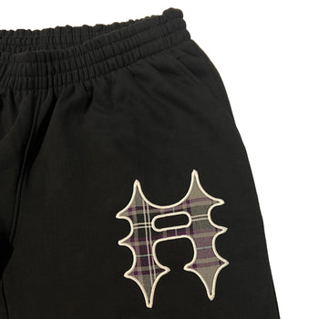 Arch Appliqué Joggers Black