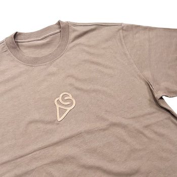 Arch Classic Logo ‘Tonal’  T-shirt Mushroom