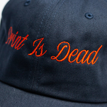 Slack PRINT IS DEAD Dad Cap