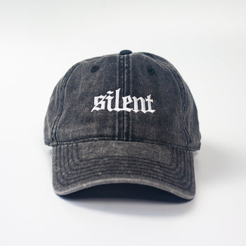 Silent LOGO Cotton Twill 6 Panel Dad Cap