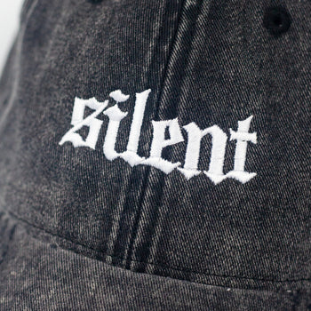 Silent LOGO Cotton Twill 6 Panel Dad Cap