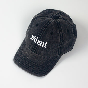 Silent LOGO Cotton Twill 6 Panel Dad Cap