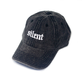 Silent LOGO Cotton Twill 6 Panel Dad Cap