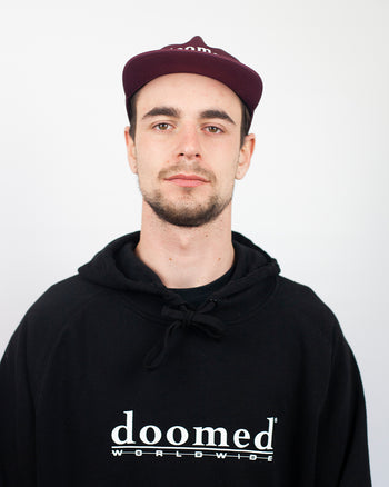 Doomed 'Odelate' Hood Unisex Embroidered