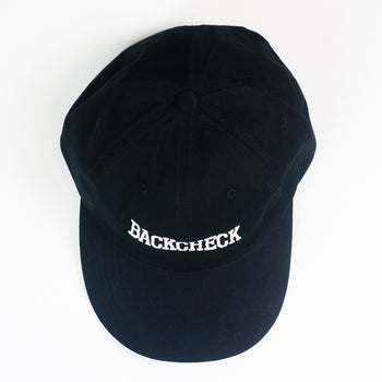 Backcheck Unstructured 6 Panel Dad Cap Black