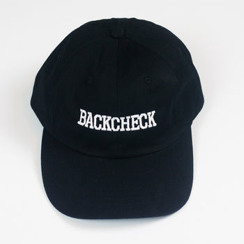 Backcheck Unstructured 6 Panel Dad Cap Black