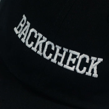 Backcheck Unstructured 6 Panel Dad Cap Black