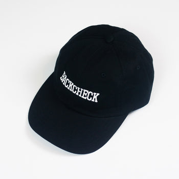 Backcheck Unstructured 6 Panel Dad Cap Black