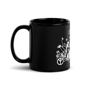 Slack Black Glossy Mug