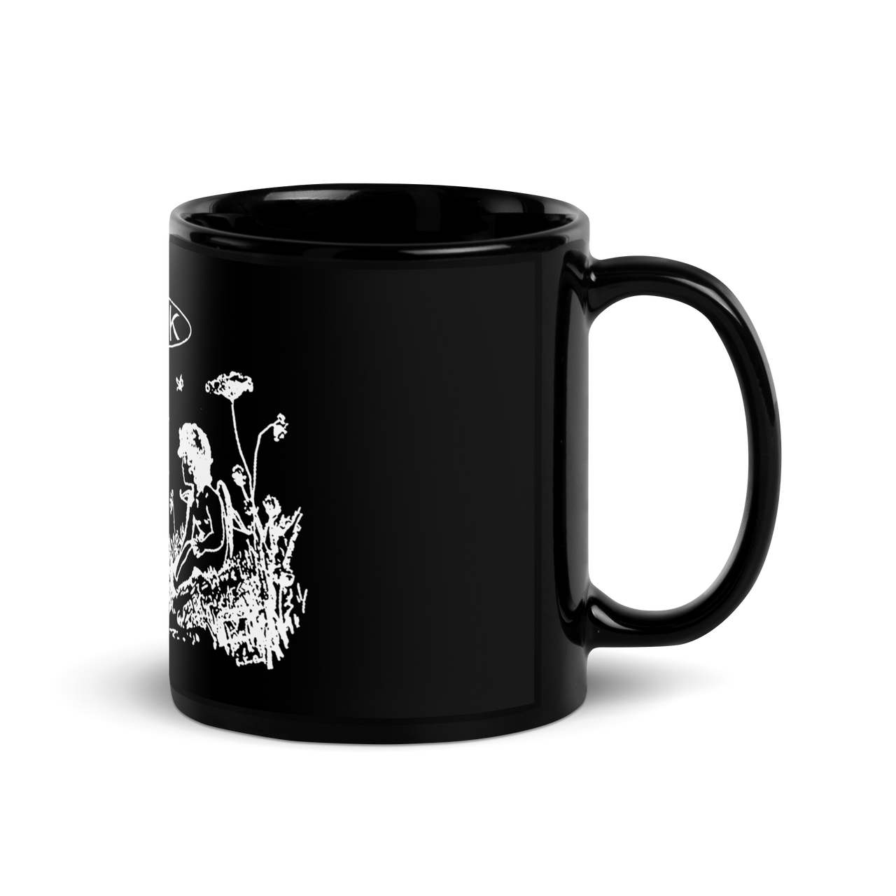 Black Glossy Mug