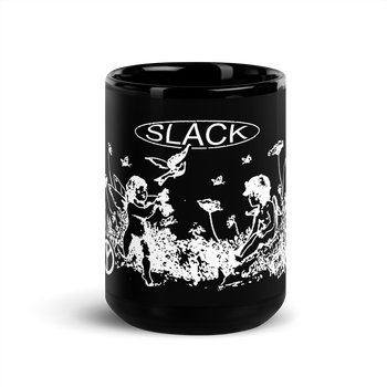 Slack Black Glossy Mug