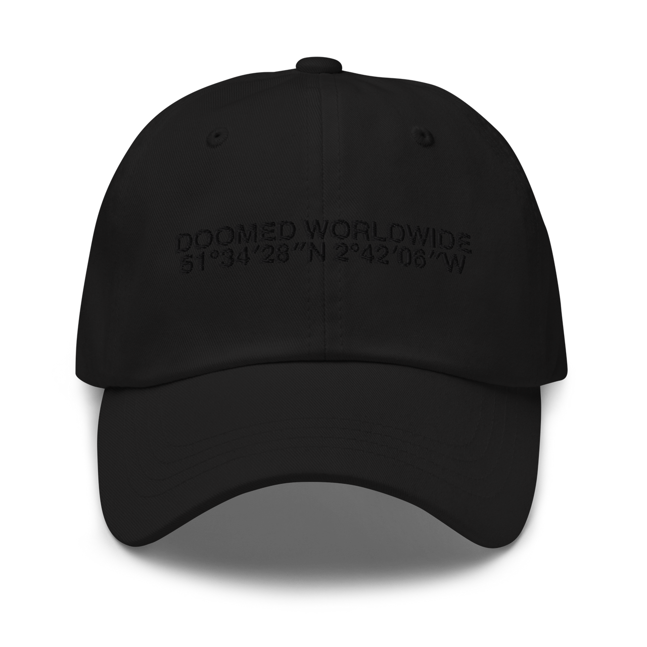 Doomed GOH Dad Cap BLK Embroidery