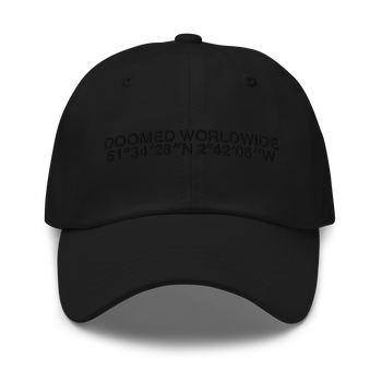 Doomed GOH Dad Cap BLK Embroidery