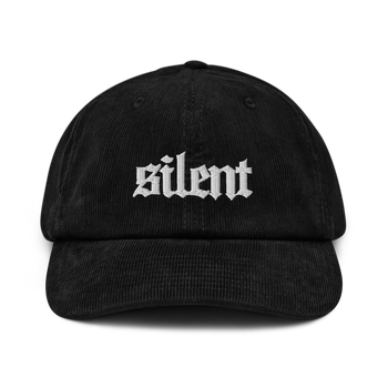 Silent LOGO Corduroy Cap