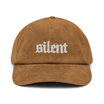 Silent LOGO Corduroy Cap