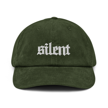 Silent LOGO Corduroy Cap