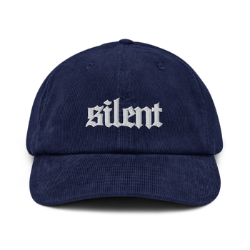 Silent LOGO Corduroy Cap