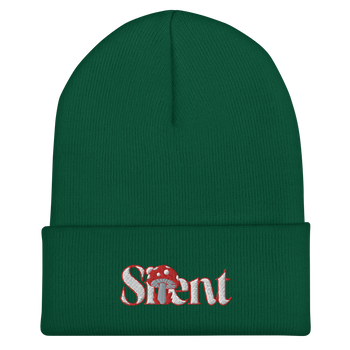 Silent MUSHROOM Cuffed Beanie