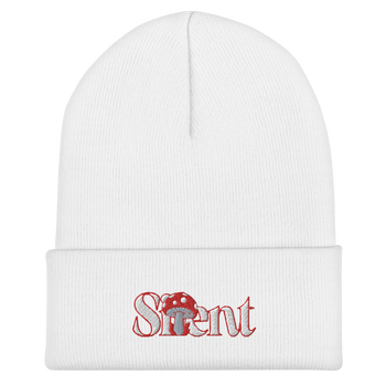 Silent MUSHROOM Cuffed Beanie