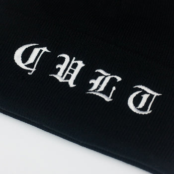 Cult x Silent "Posted" Black Beanie